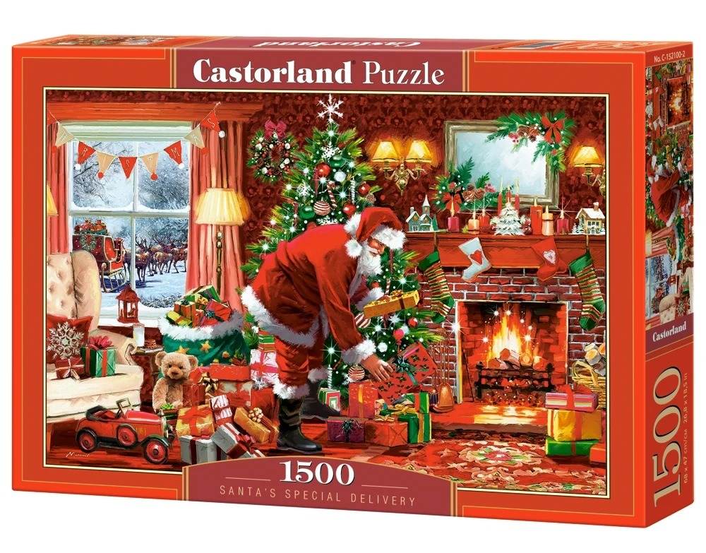 Comprar Puzzle Castorland Entrega Especial de Papá Noel de 1500