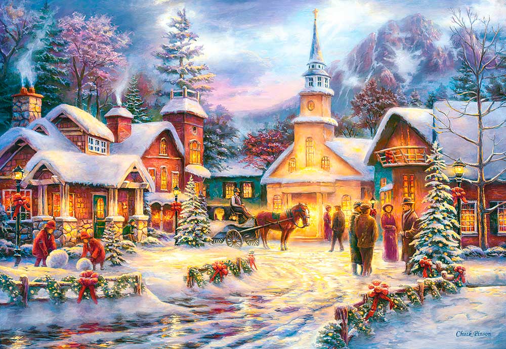 Puzzle Castorland Fe Profunda en Navidad de 1500 Piezas