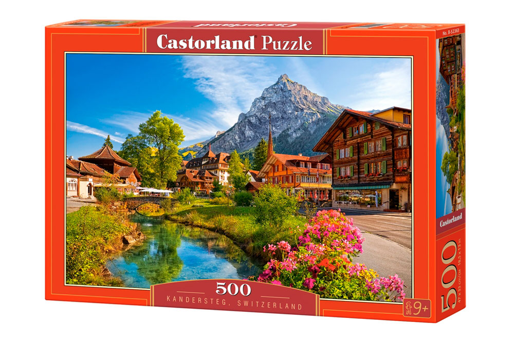 hakkacandyland　0103　♡ Comprar Puzzle Castorland Kandersteg, Suiza de 500 Piezas - B-52363