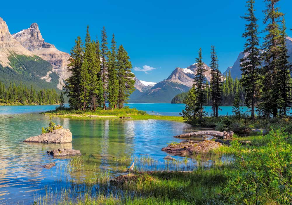 Puzzle Castorland Lago Maligne, Canadá de 500 Piezas