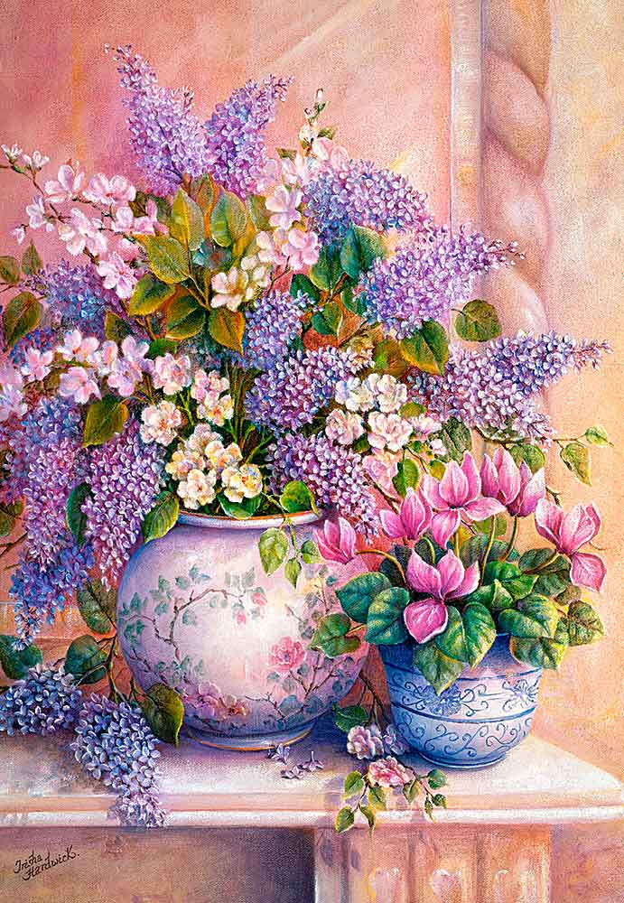 Puzzle Castorland Lilas de 1500 Piezas