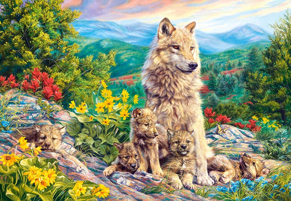 Puzzle Castorland Nueva Generación de Lobos de 1000 Piezas