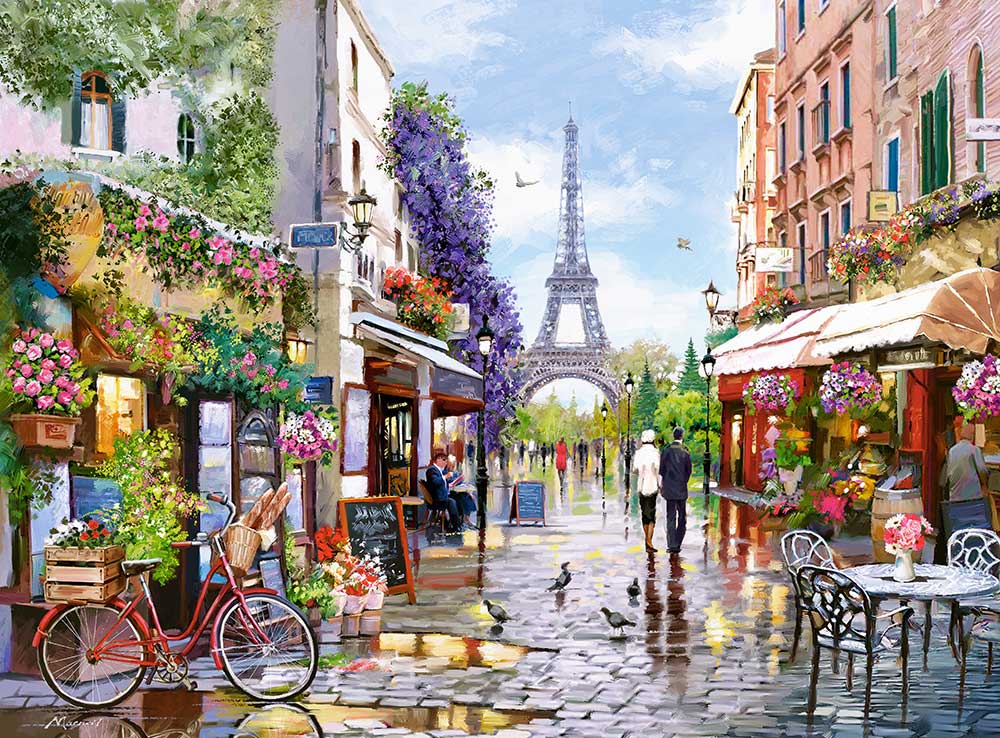 Puzzle Castorland París Florecida de 3000 Piezas