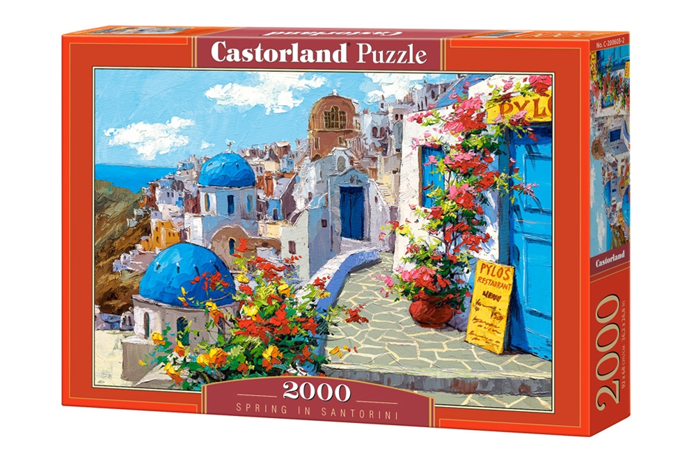 Comprar Puzzle Castorland Primavera en Santorini de 2000 Piezas