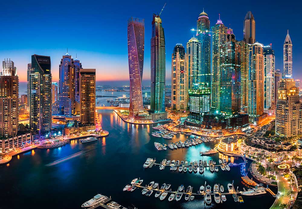 Puzzle Castorland Rascacielos de Dubai de 1500 Piezas