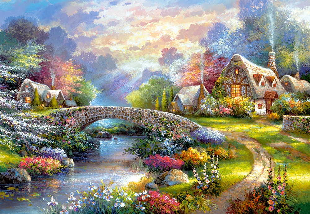 Puzzle Castorland Resplandor de Primavera de 1000 Piezas