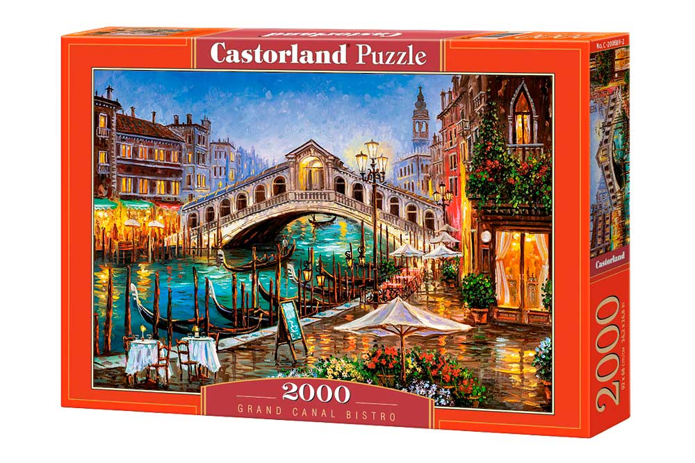 Comprar Puzzle Castorland Restaurante del Gran Canal de 2000 Piezas