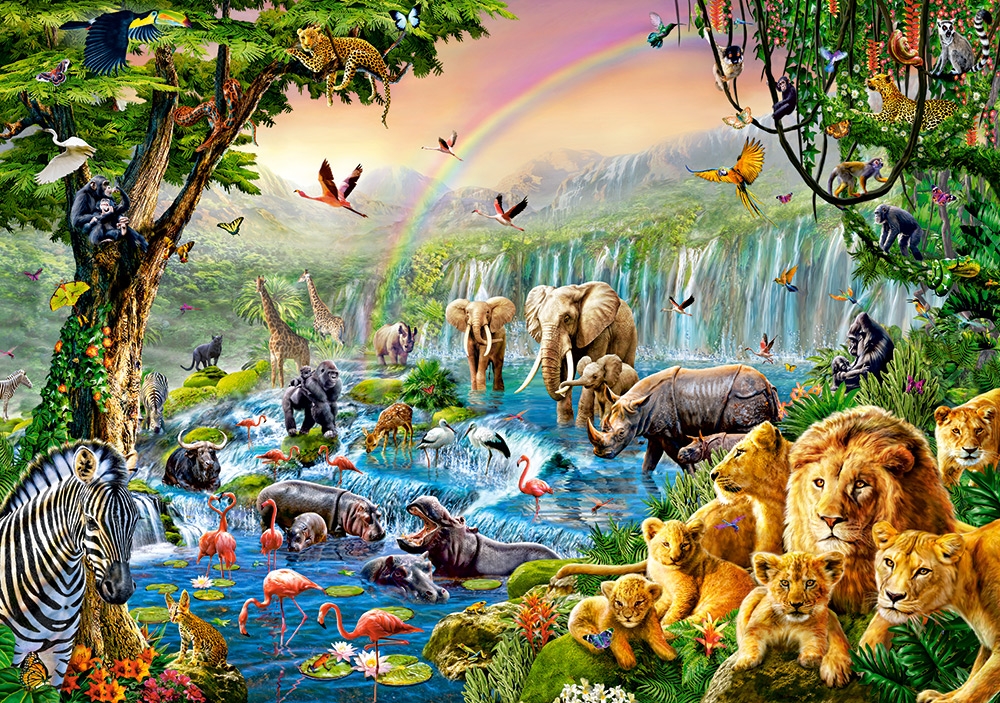 Puzzle Castorland Rio Africano de 500 Piezas