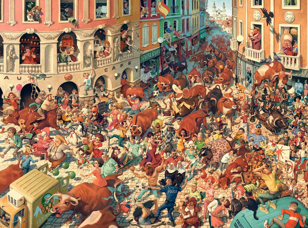 Comprar Puzzle Castorland San Fermines en Pamplona de 3000 Pzs