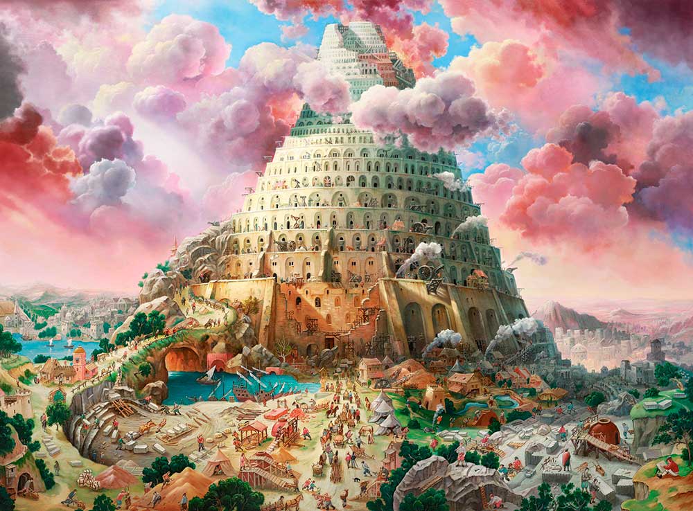Puzzle Castorland Torre de Babel de 3000 Piezas