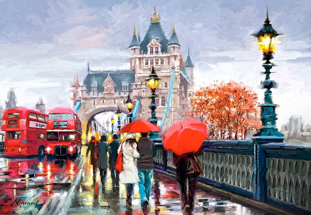 Puzzles Castorland Tower Bridge, Londres de 1500 Piezas