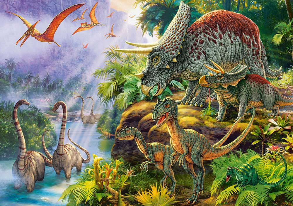 Puzzle Castorland Valle de los Dinosaurios de 500 Piezas