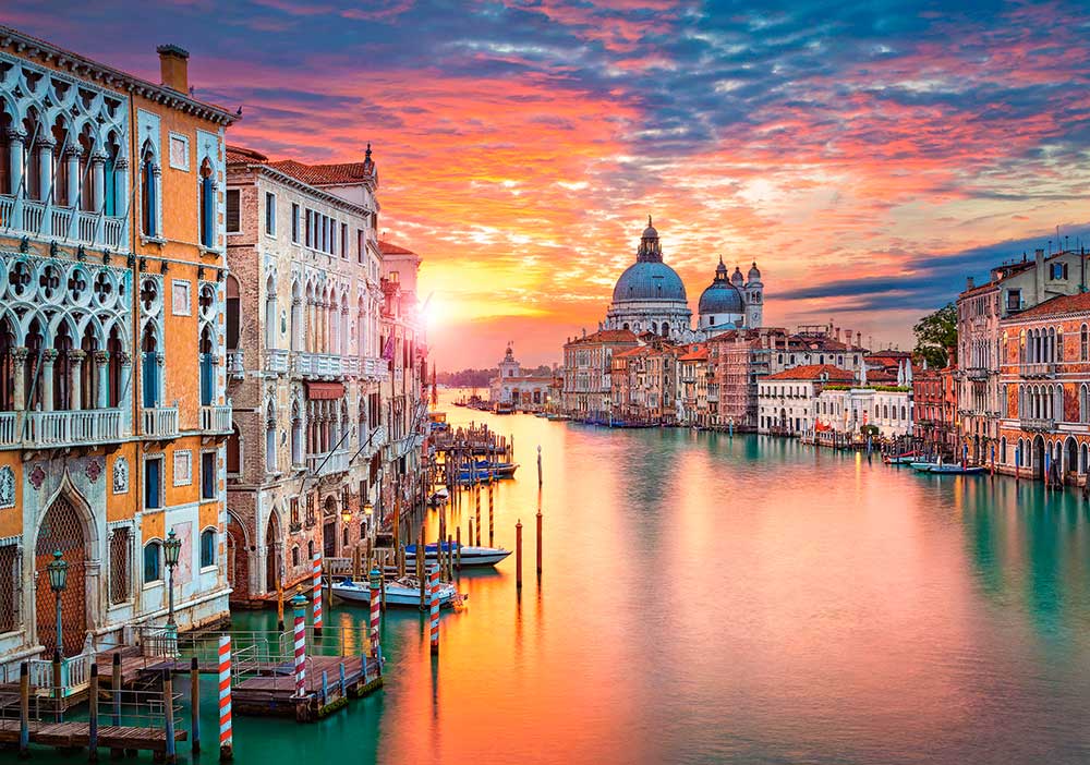 Puzzle Castorland Venecia al Atardecer de 500 Piezas
