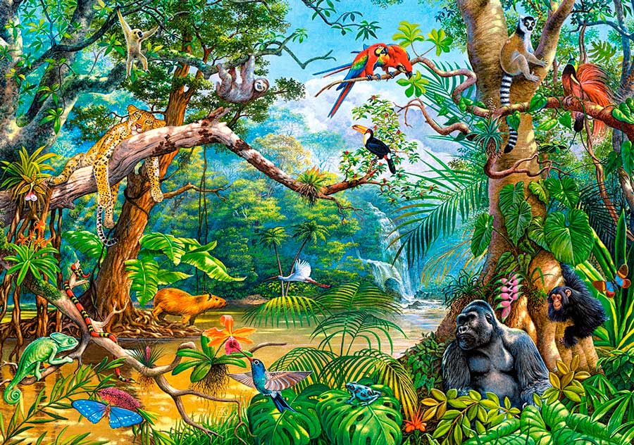 Comprar Puzzle Castorland Vida Oculta en la Jungla 500 Piezas ...