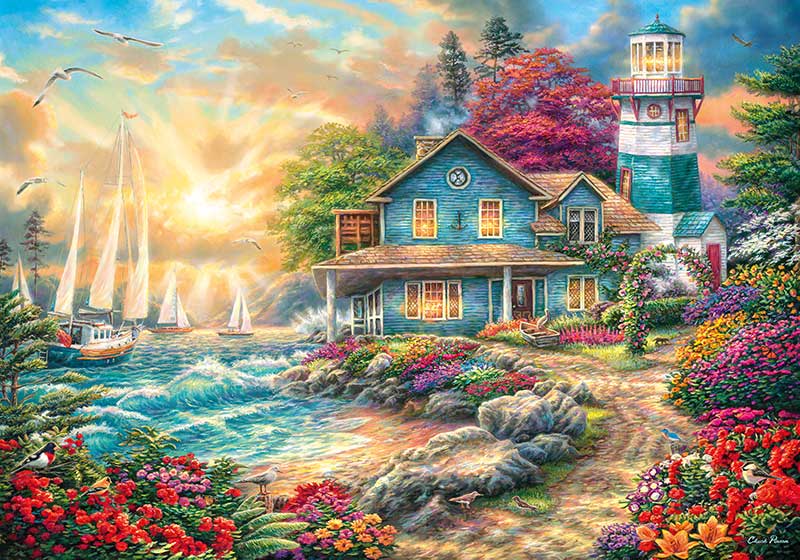 Puzzle Cherry Pazzi Amanecer en el Mar de 2000 Piezas