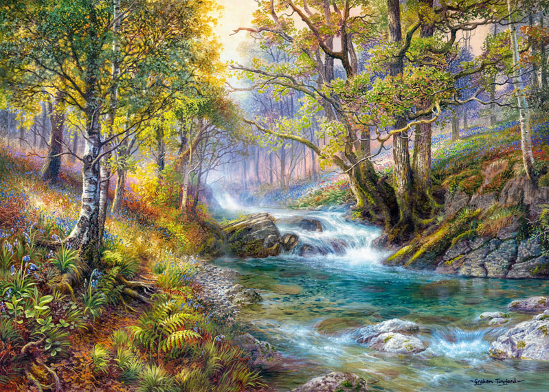 Puzzle Cherry Pazzi Arroyo Oculto de 1000 Piezas