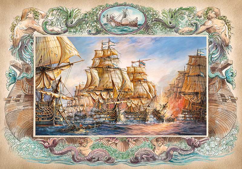 Puzzle Cherry Pazzi Batalla Naval de 2000 Piezas