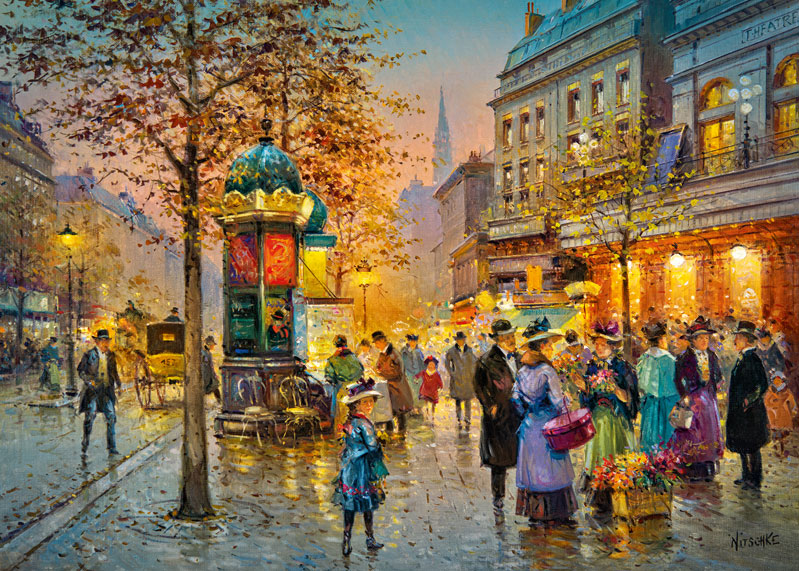Puzzle Cherry Pazzi Bulevar de París de 1000 Piezas