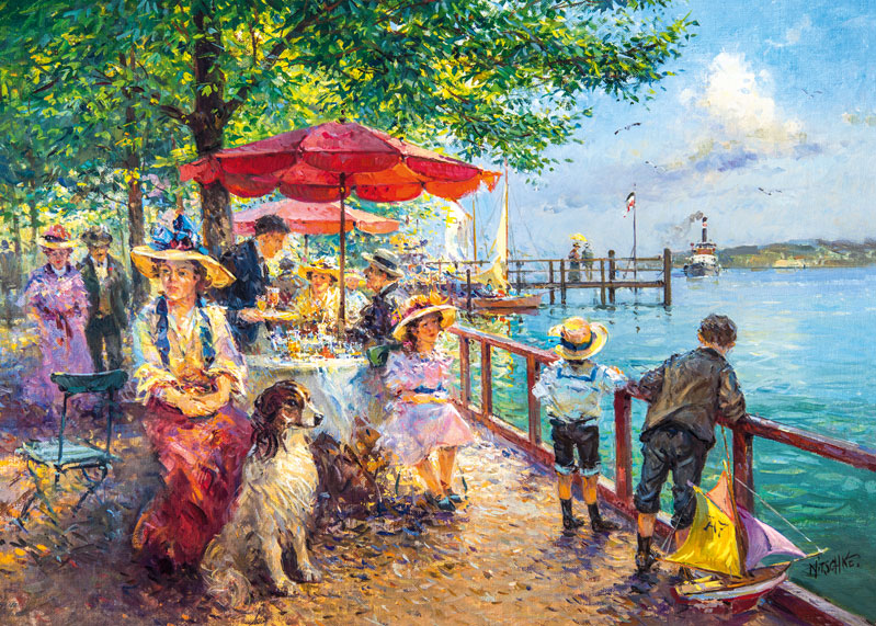 Puzzle Cherry Pazzi Berlin-Havelcafe de 1000 Piezas