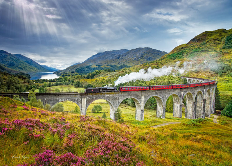 Puzzle Cherry Pazzi Viaducto Glenfinnan de 1000 Piezas