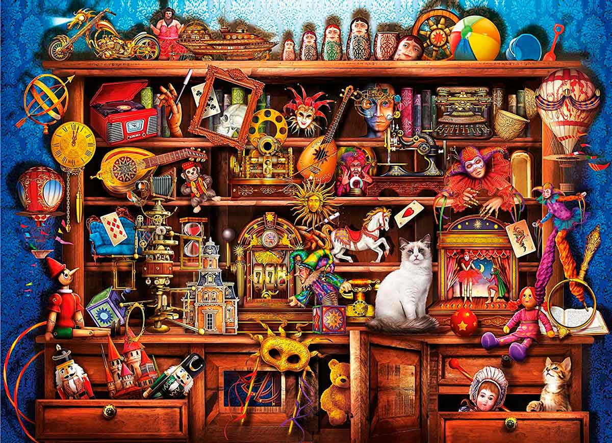 Puzzle Clementoni Aparador de Fantasía de 1000 Piezas
