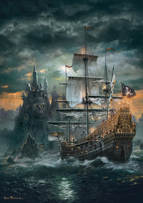 Puzzle Clementoni Barco Pirata de 1500 Piezas
