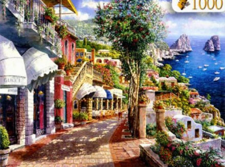 Puzzle Clementoni Capri, Italia de 1000 Piezas
