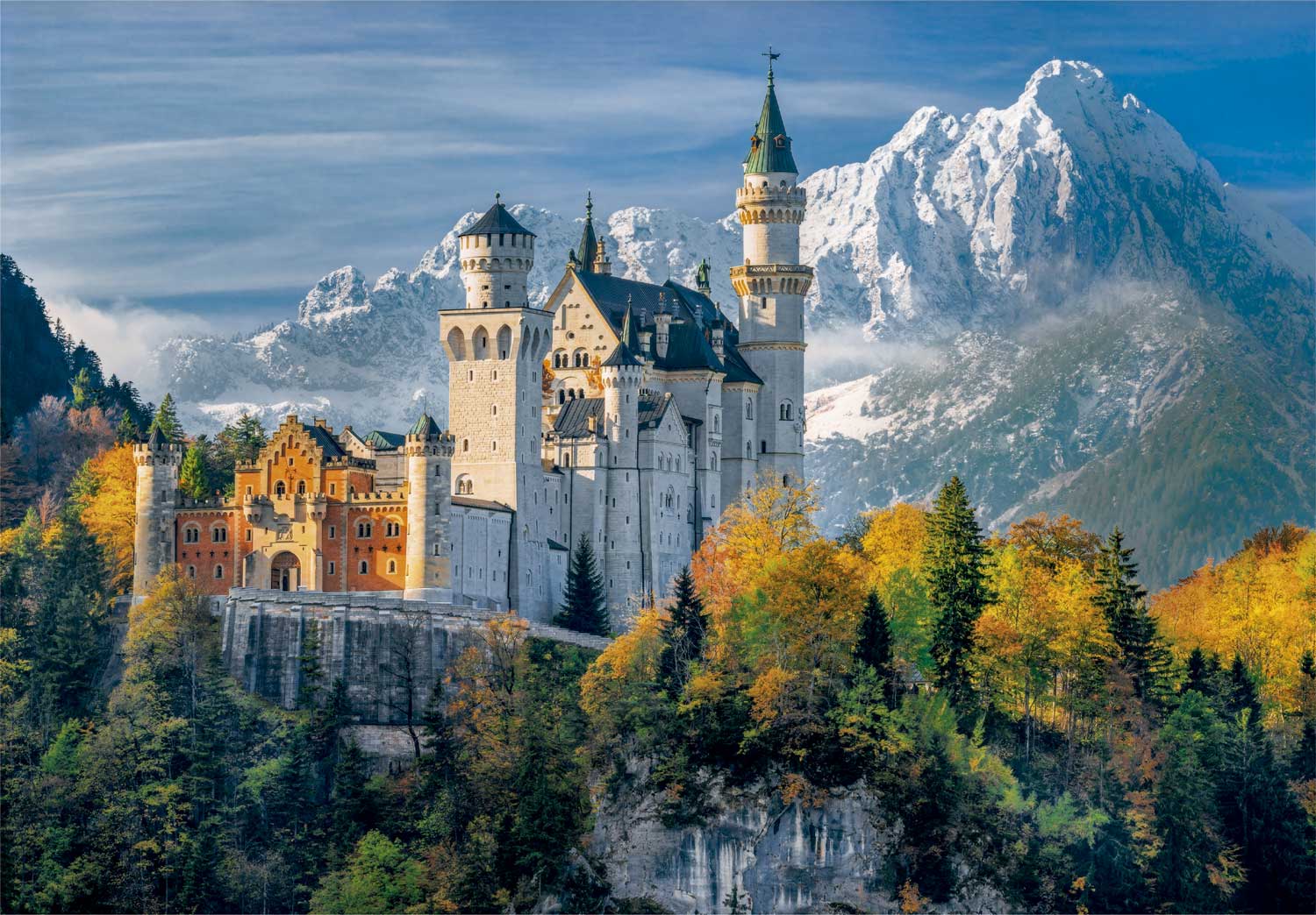 Puzzle Clementoni Castillo Neuschwanstein de 500 Piezas