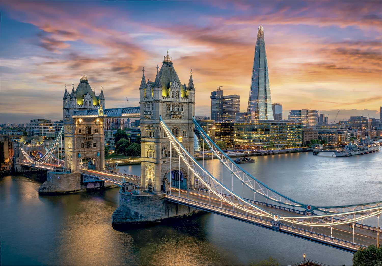 Puzzle Clementoni Crepúsculo de Londres de 1500 Piezas
