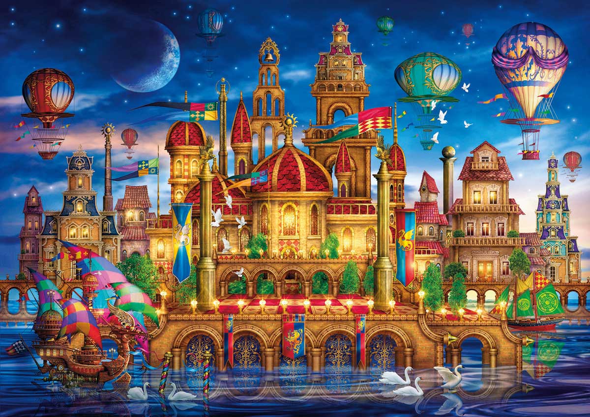 Puzzle Clementoni Downtown Ciudad Mágica 6000 Piezas