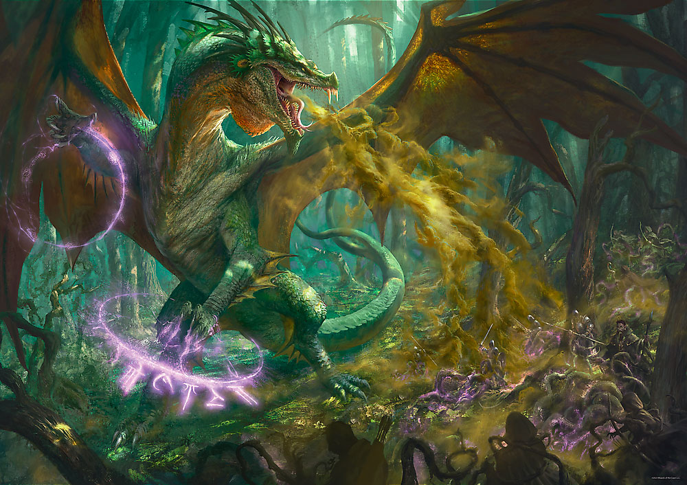 Puzzle Clementoni Dungeons and Dragons 2 de 1000 Piezas