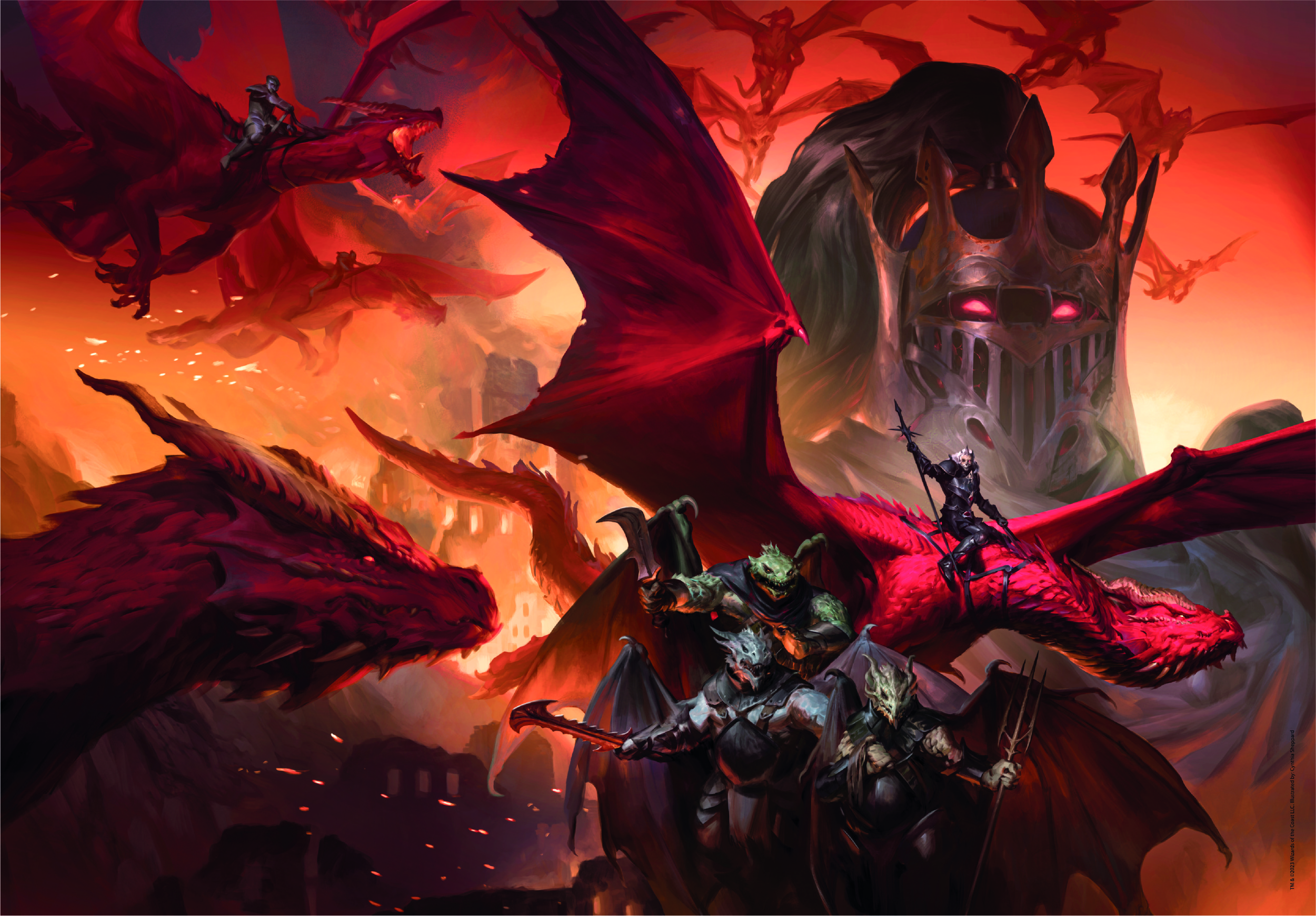 Puzzle Clementoni Dungeons and Dragons de 1000 Piezas