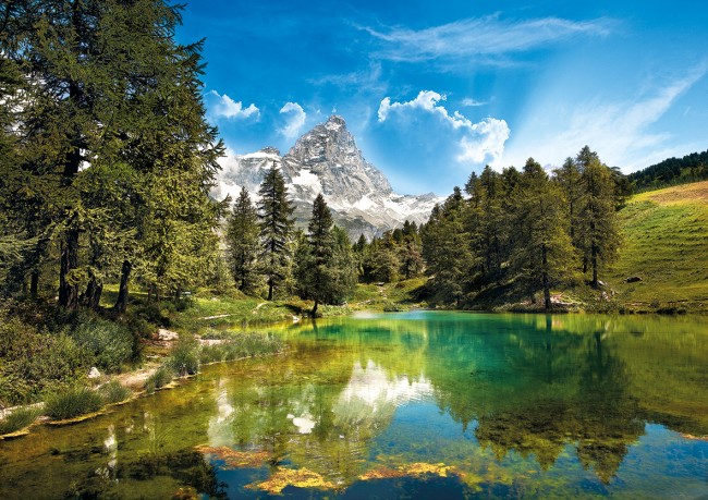 Puzzle Clementoni El Lago Azul de 1500 Piezas