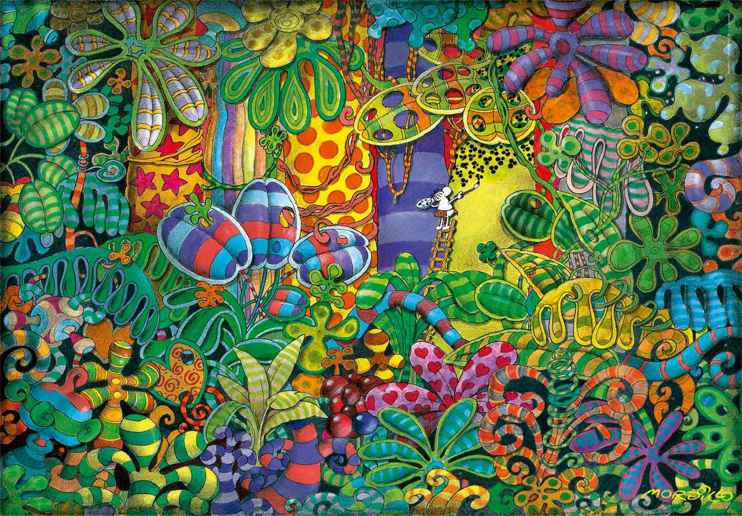Puzzle Clementoni El Pintor de 1500 Piezas