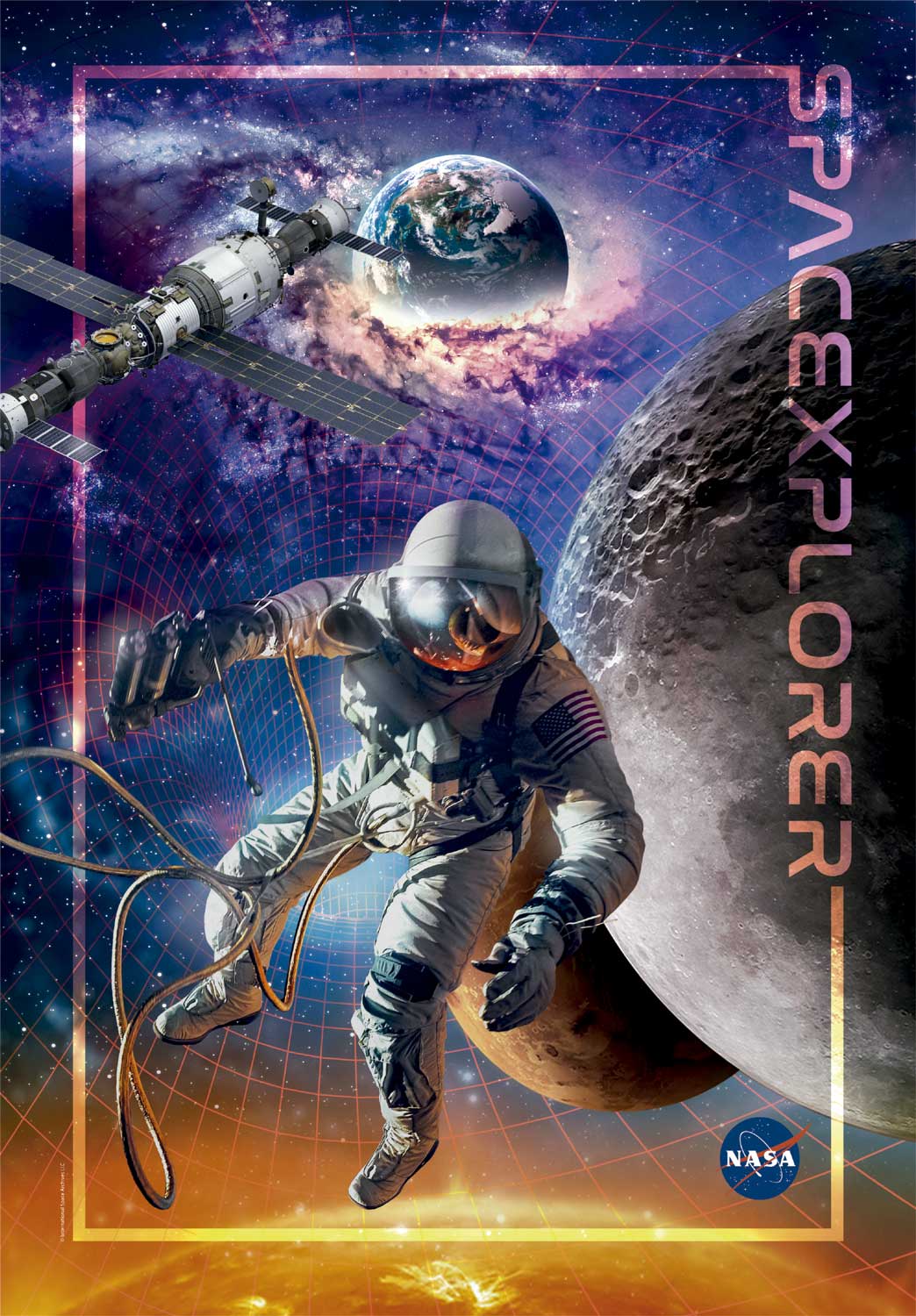 Puzzle Clementoni Explorador Espacial de 1000 Piezas