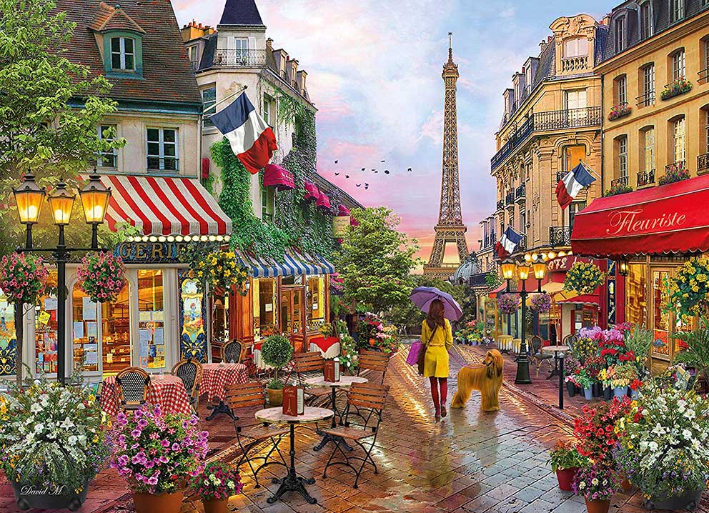 Puzzle Clementoni Flores en París  de 1000 Piezas