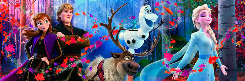 Puzzle Clementoni Frozen 2 Panorámico de 1000 Piezas