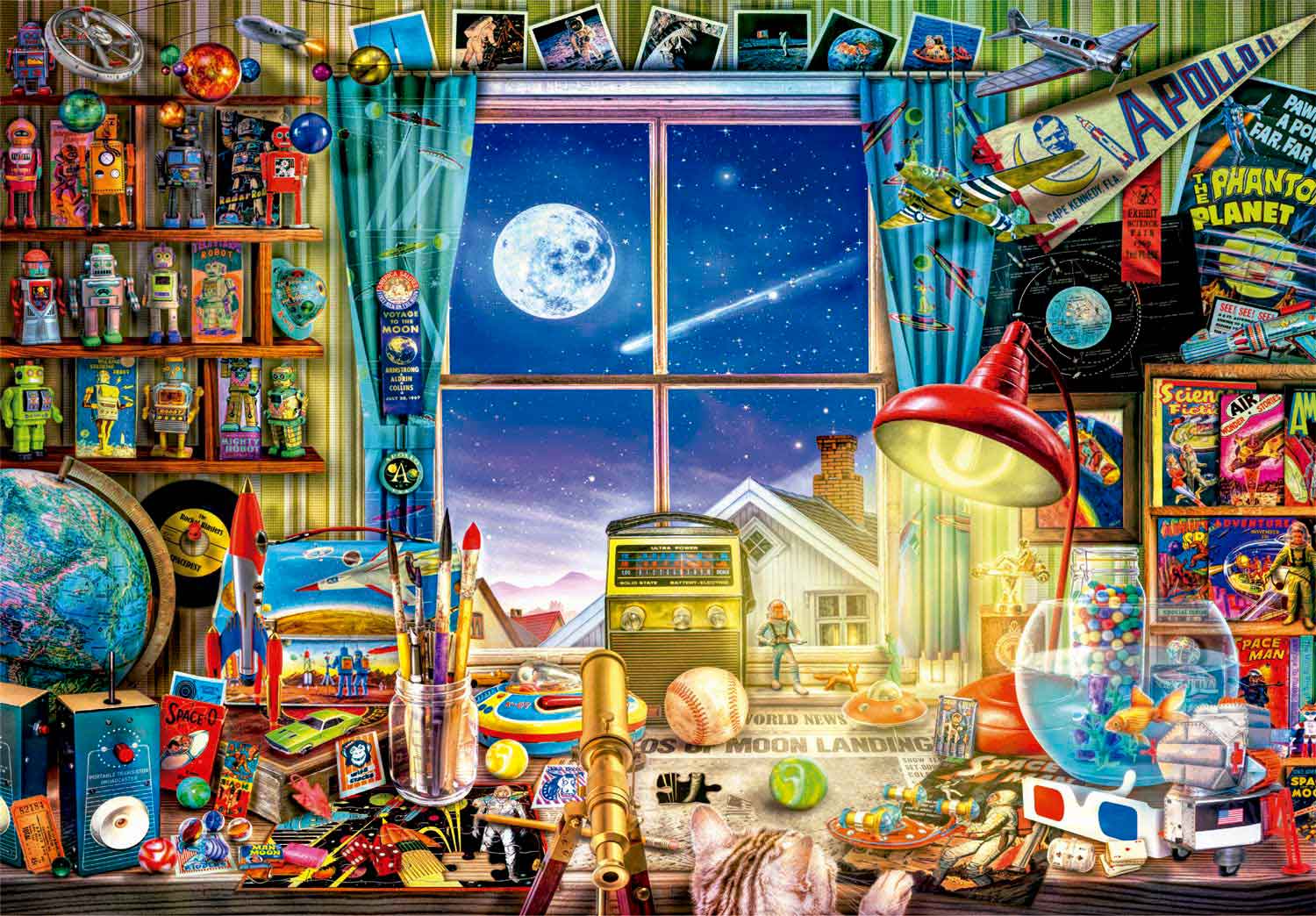 Puzzle Clementoni Hacia la Luna de 500 Piezas