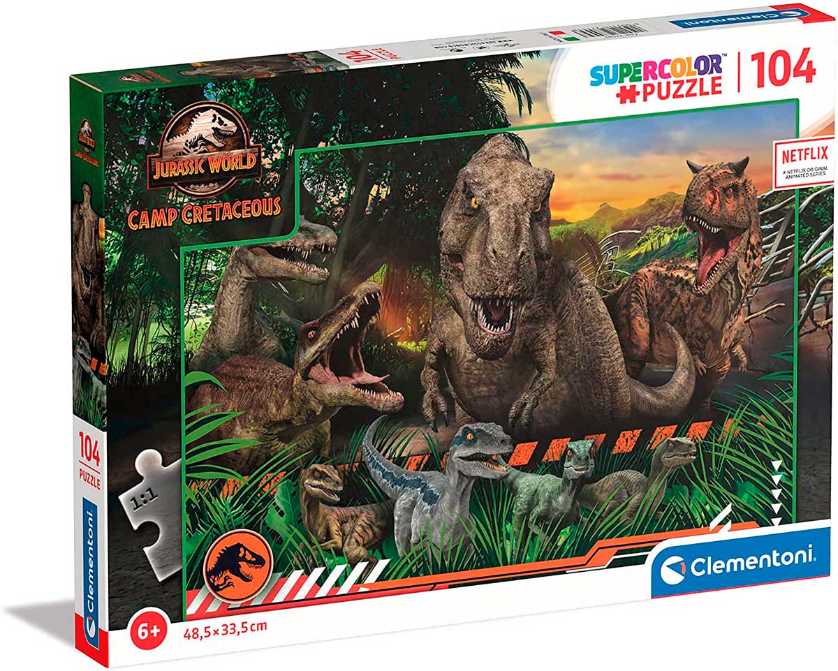 Comprar Puzzle Clementoni Jurassic World Campamento Cretácico de