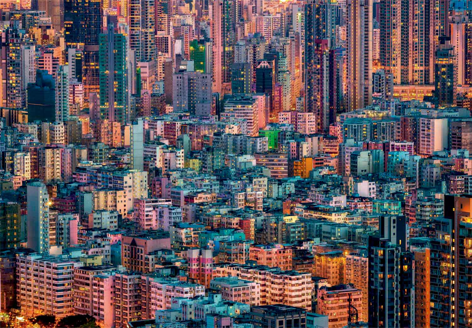 Puzzle Clementoni La Colmena, Hong Kong de 1500 Piezas