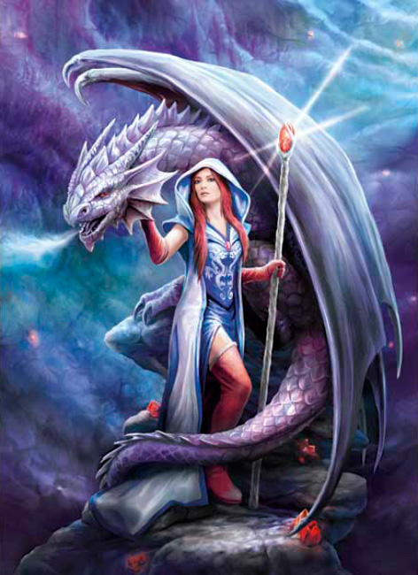 Puzzle Clementoni La Maga Dragón de 1000 Piezas