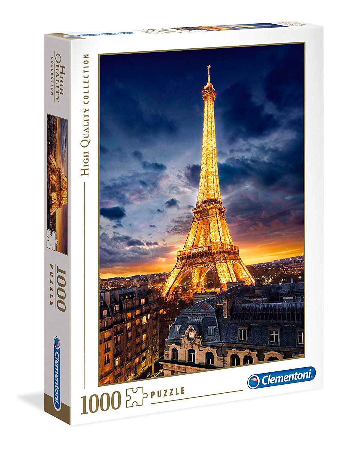 Comprar Puzzle La Torre Eiffel de Noche de 1000 Piezas - Clementoni-39514