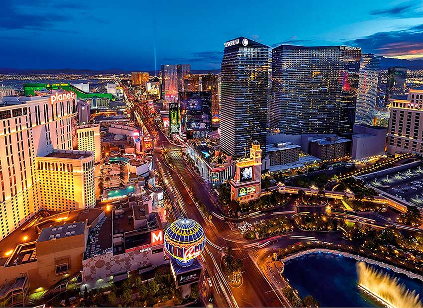 Puzzle Clementoni Realidad Virtual Las Vegas de 1000 Piezas