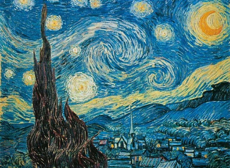 puzzles de Vincent Van Gogh, Puzzle Clementoni Noche Estrellada de 500 Piezas