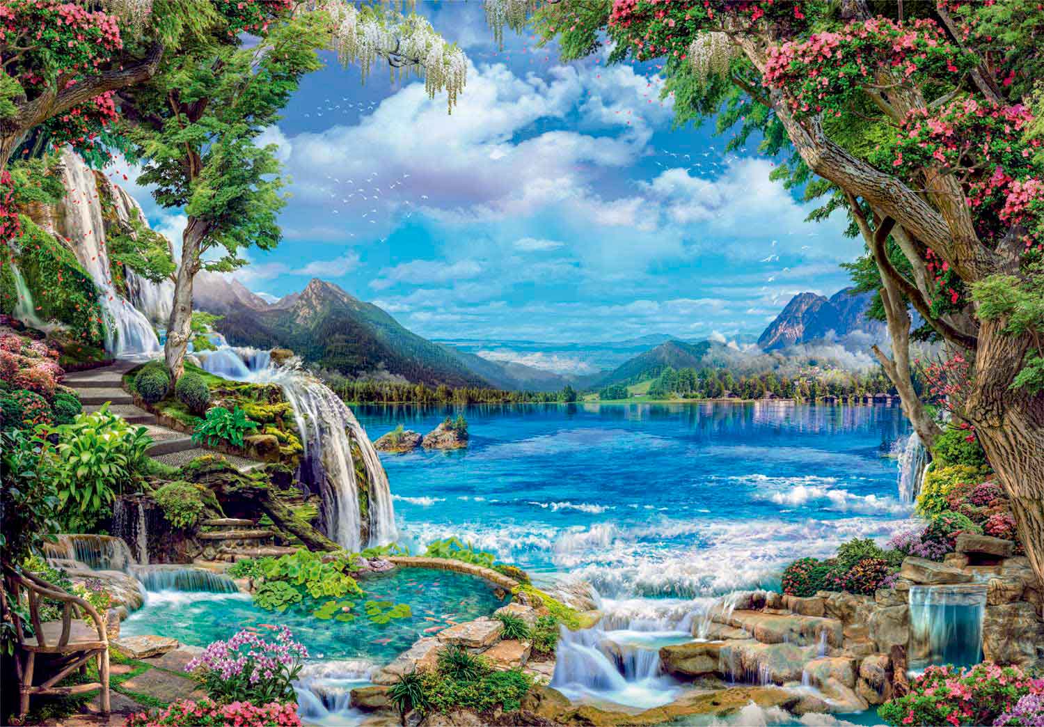 Puzzle Clementoni Paraíso en La Tierra de 2000 Piezas