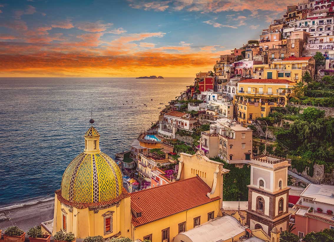 Puzzle Clementoni Positano, Italia de 1000 Piezas