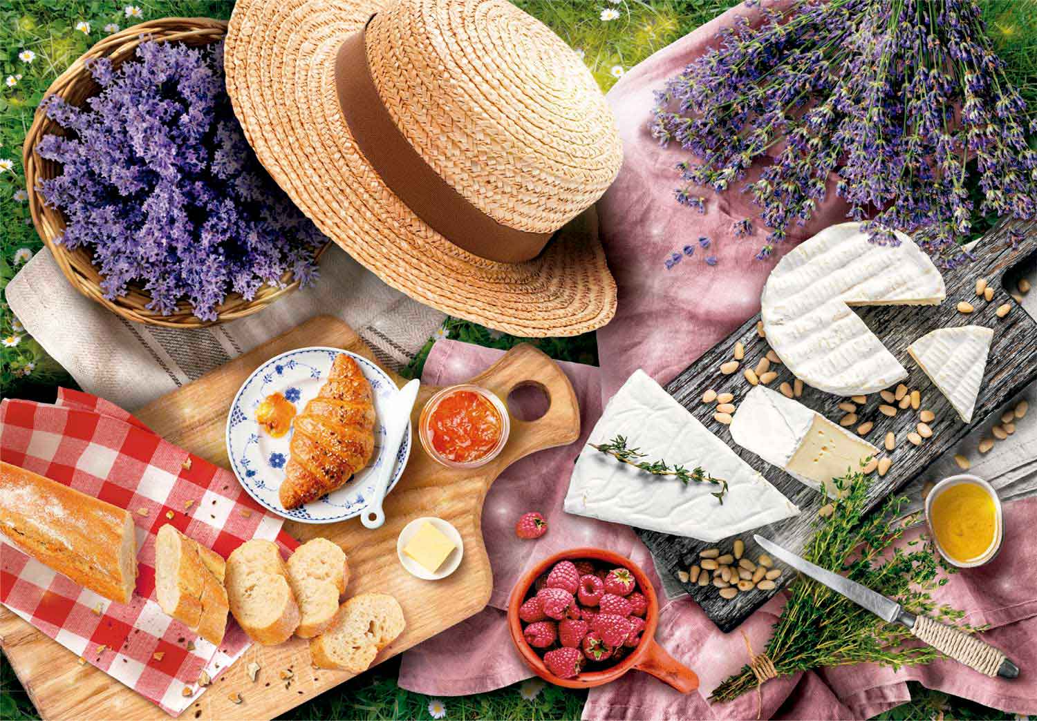 Puzzle Clementoni Sabores de la Provenza de 1000 Piezas