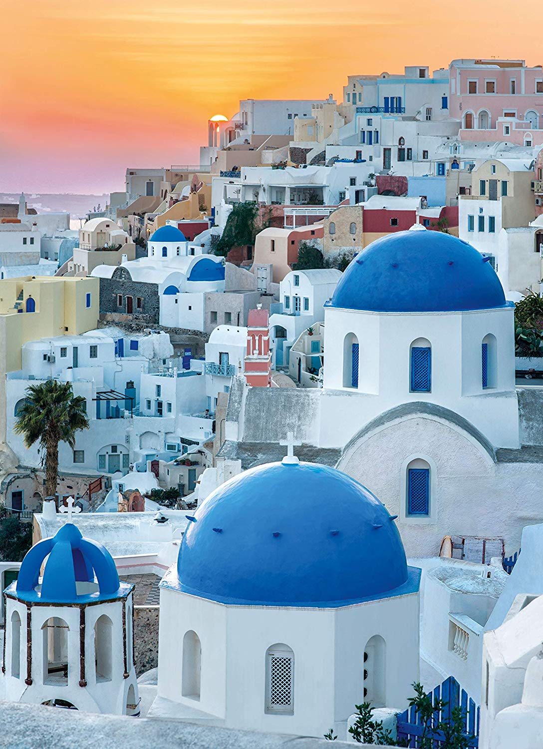 Puzzle Clementoni Santorini de 1000 Piezas