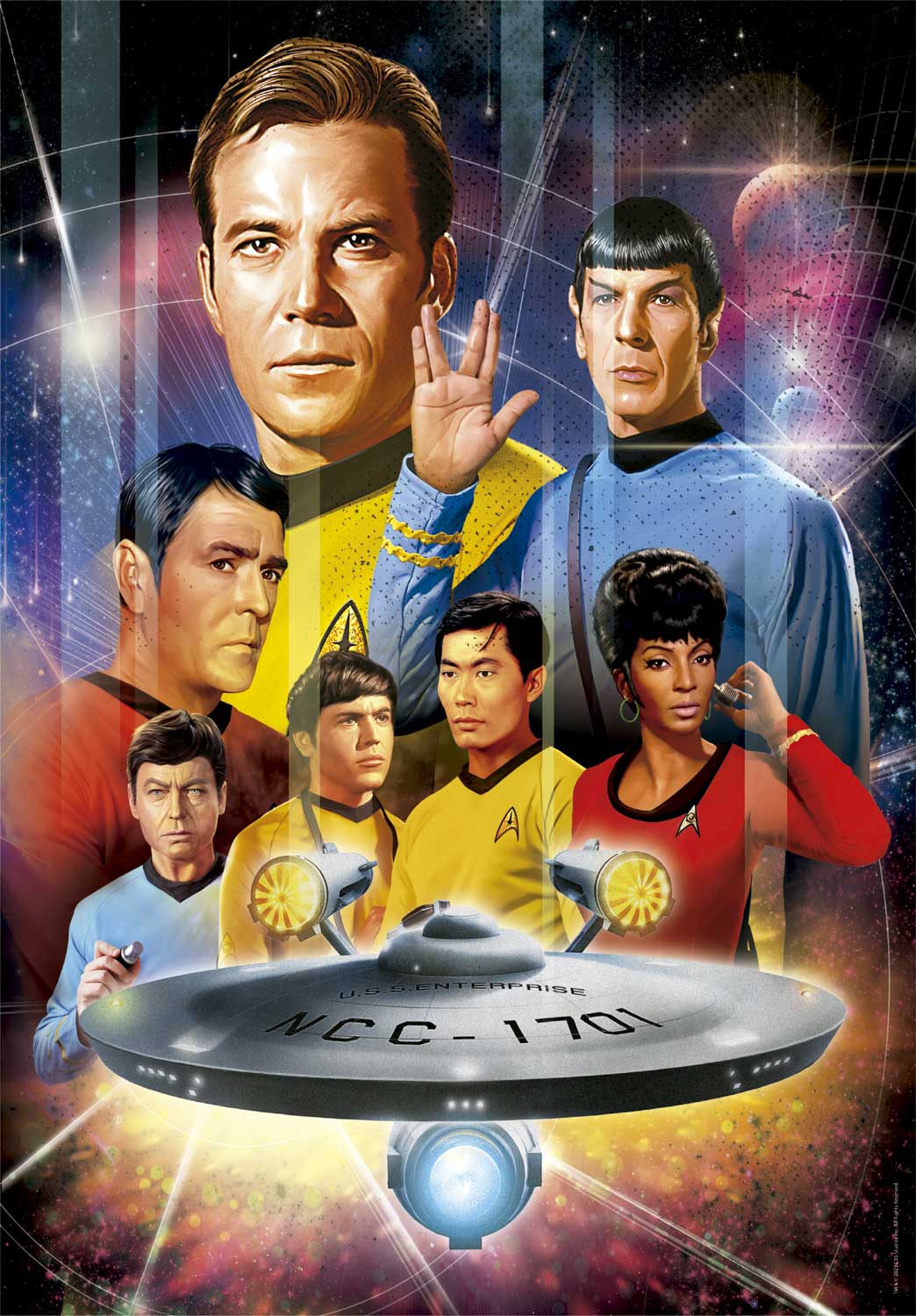 Puzzle Clementoni Star Trek 4 de 500 Piezas