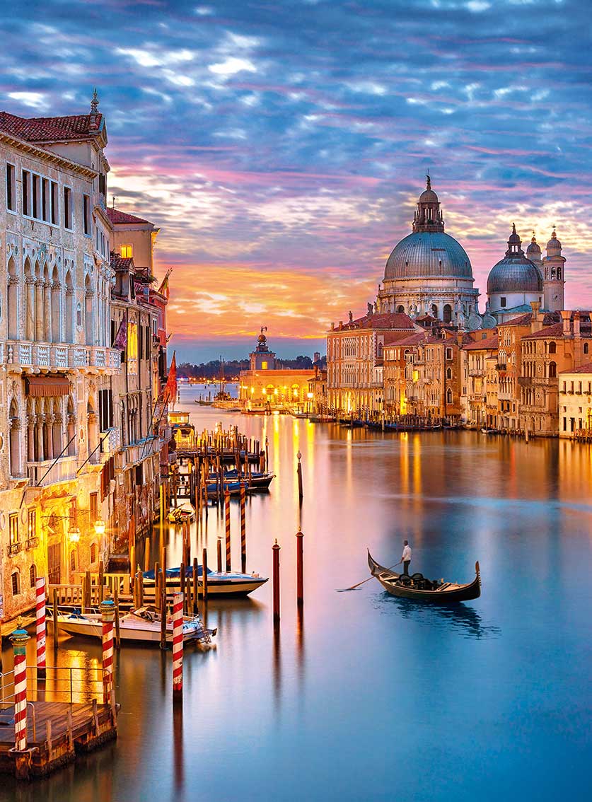 Puzzle Clementoni Venecia Iluminada de 500 Piezas